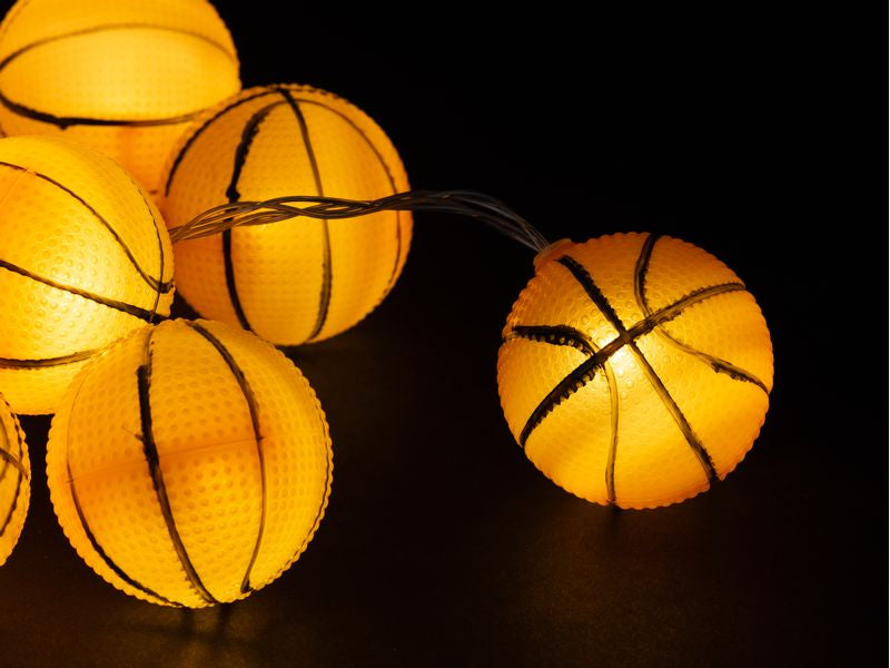 COCON Lichterkette – Starterset, 165 cm, Warmweiss, Orange, 10 LEDs, Batteriebetrieb, Timer