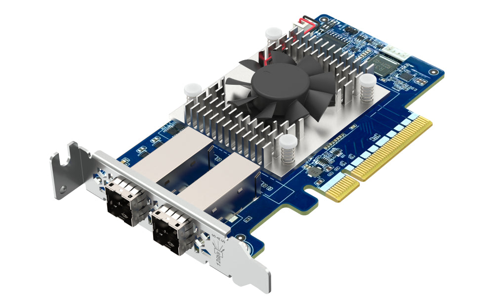 QNAP QXP-830S-3808 – PCIe Mini-SAS HBA – 2× mini-SAS 12 Gbit/s, für CAB-SAS05M-8644, CAB-SAS10M-8644 und andere