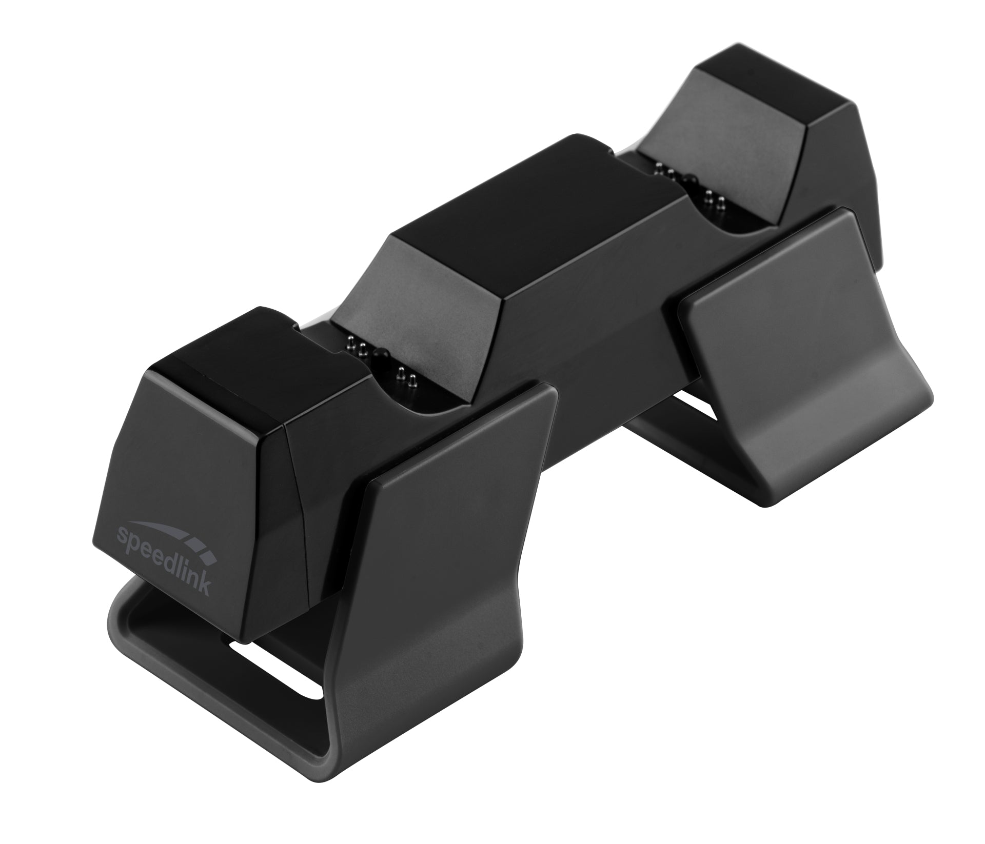 SPEEDLINK TWINDOCK Ladestation für PlayStation 5 (DualSense, DualSense Edge) – 2× Controller – schwarz