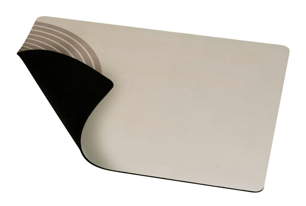 WENKO Abtropfmatte 50 × 40 × 0,9 cm, gummiert, beige