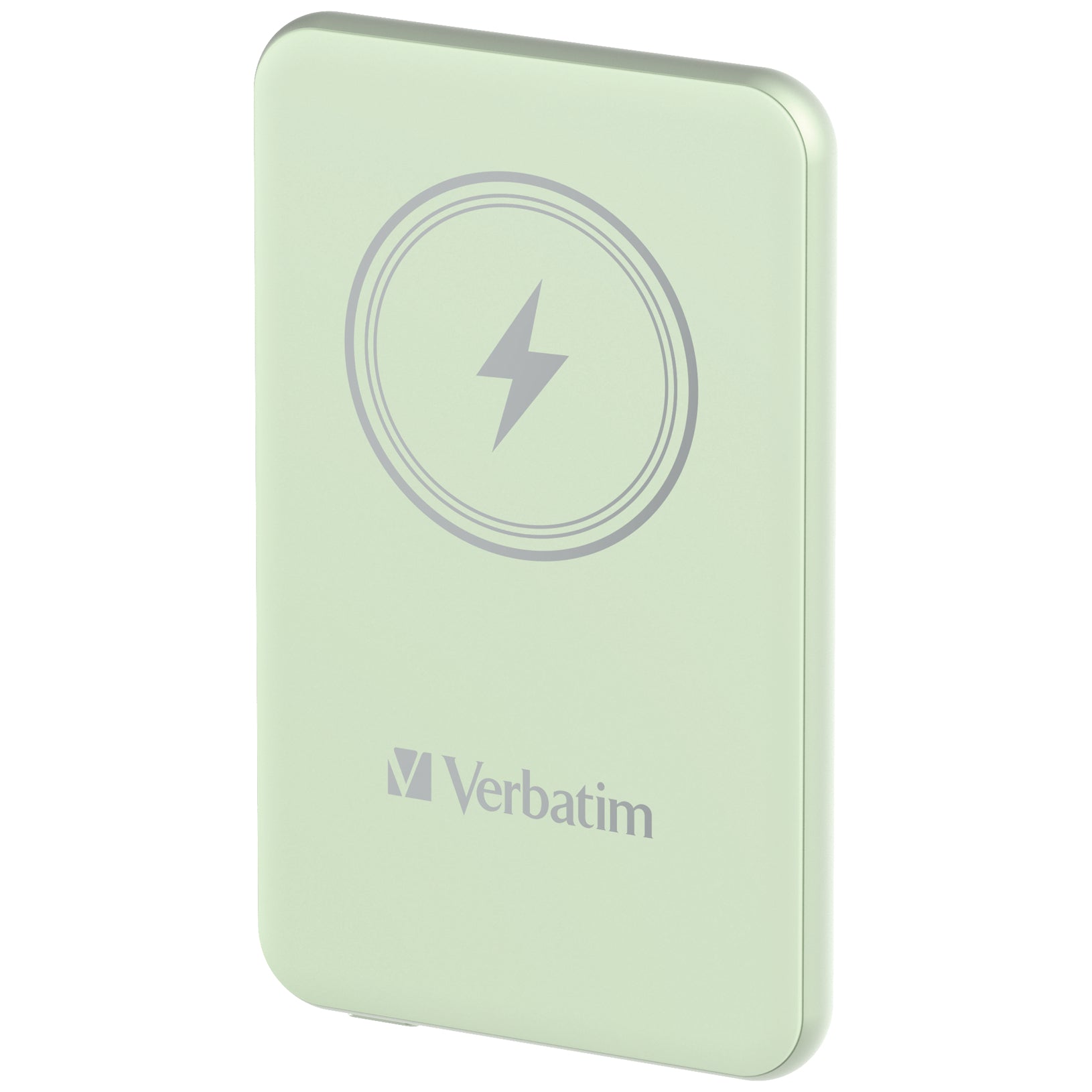 Verbatim Charge & Go MagSafe Powerbank 5'000 mAh – 20 W PD, MagSafe 15 W, 1× USB-C, grün