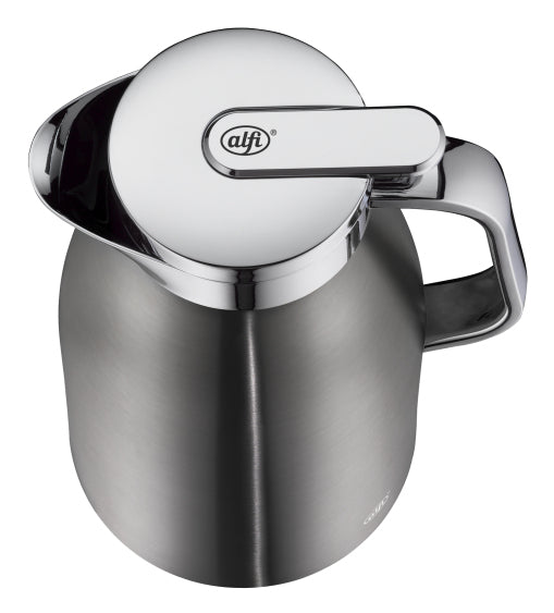 Alfi Thermoskanne – 650 ml, H 21,5 cm, Edelstahl, Grau, mit Deckel, vakuumisoliert, BPA-frei