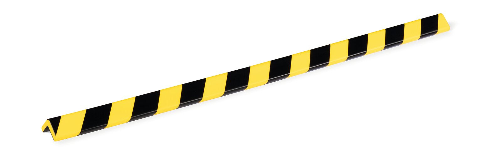 DURABLE – Eckschutzprofil C35 – 1 m – magnetisch – schwarz/gelb – 45 mm