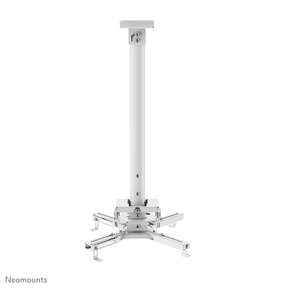 Neomounts CL25-540WH1 – Beamer-Deckenhalterung, H 60,5–90,5 cm, 35 kg, schwenk-/neigbar, weiss