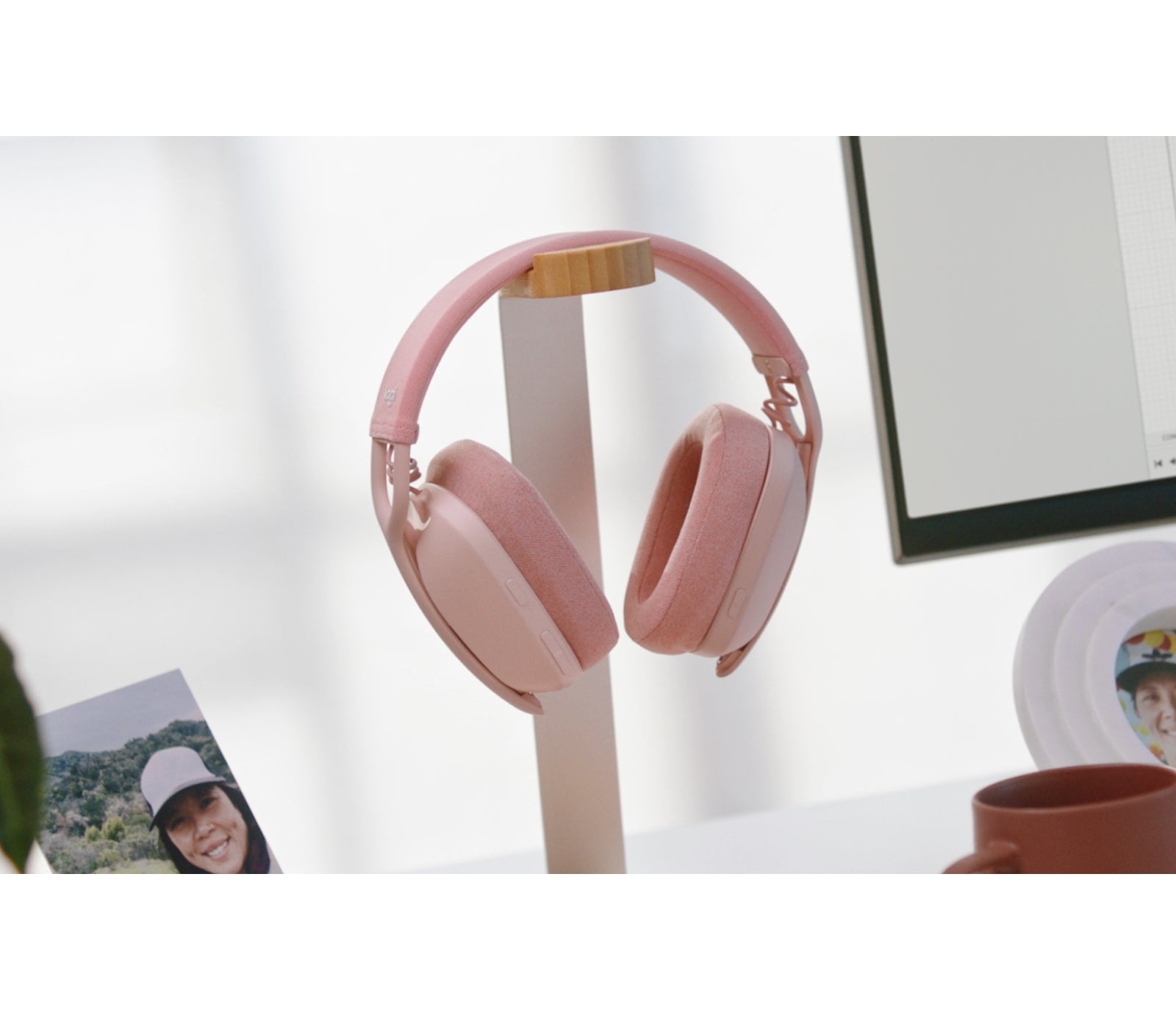 Logitech ZONE VIBE 100 – Kopfhörer – Pink