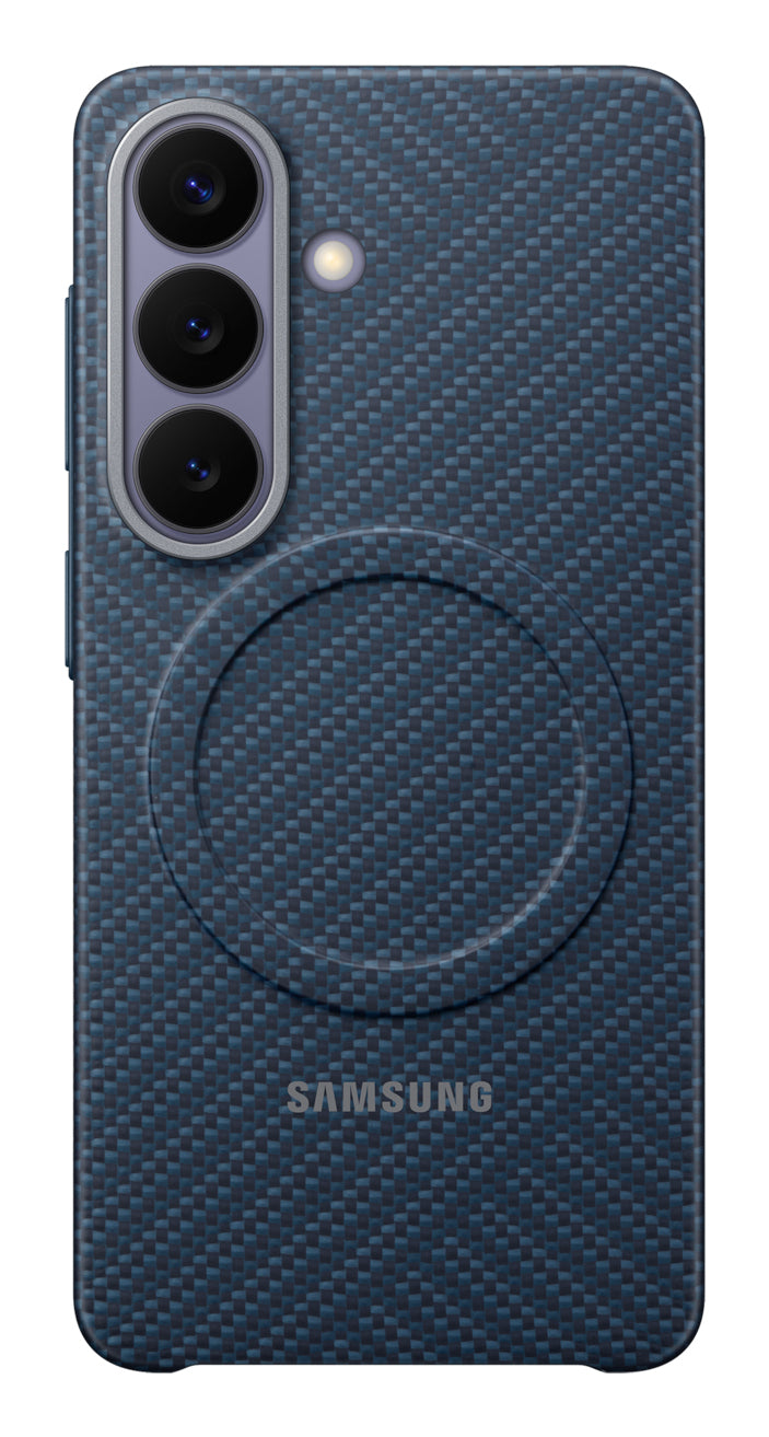 Samsung Backcover – für Samsung Galaxy S26, Karbon, Blau, kabelloses Laden