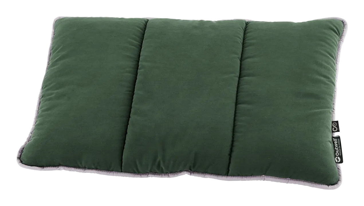 Outwell Reisekissen Constellation – komprimierbar, PFC-frei – 570 × 110 × 390 mm – grün