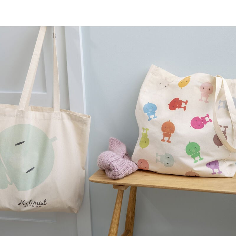 Hoptimist Stofftasche, Baumwolle, Mehrfarbig, 400×460 mm
