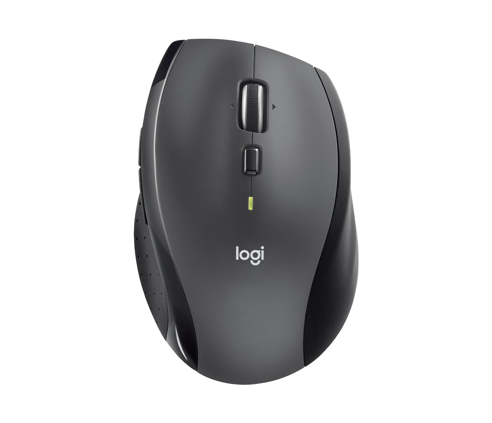 Logitech M705 Maus – kabellos, Bluetooth + 2,4 GHz, Batterieladeanzeige, Anthrazit