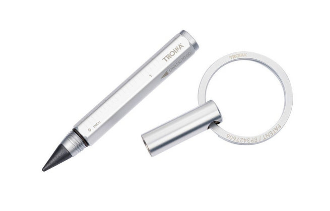 Troika Schlüsselring – Aluminium, Silber, 6er-Pack