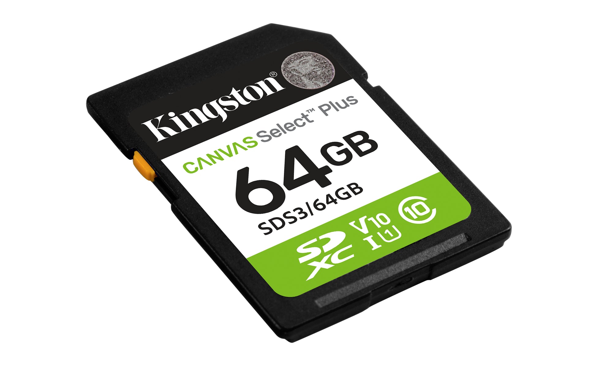 Kingston Technology Kingston Canvas Select Plus SDXC 64 GB – UHS-I, Klasse 10, U1, V10, 100 MB/s Lesen