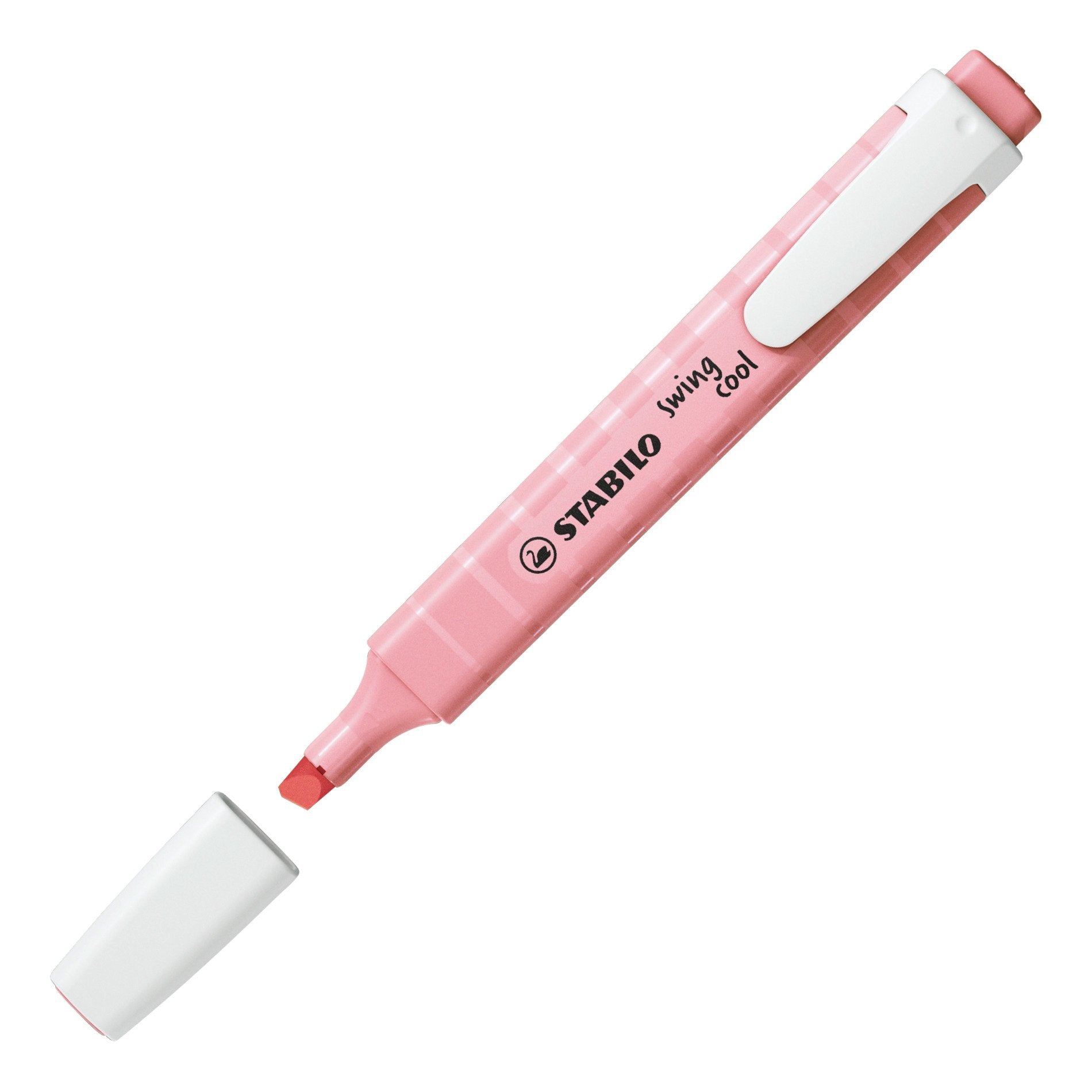 STABILO Swing Cool Pastell Textmarker – Pink, Keilspitze 1–4 mm