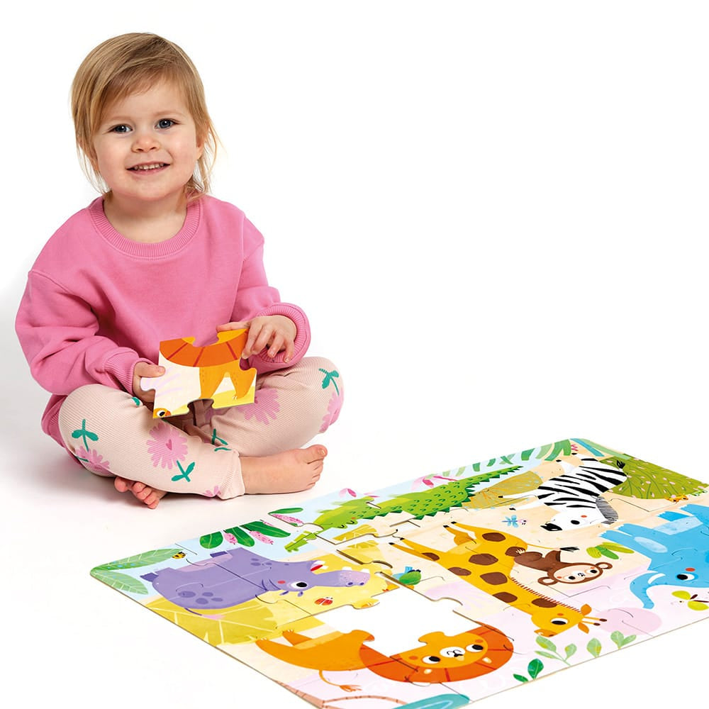Banana Panda Wild Jumbo Puzzle – Logikspiel, 1 Spieler, ab 2 Jahren