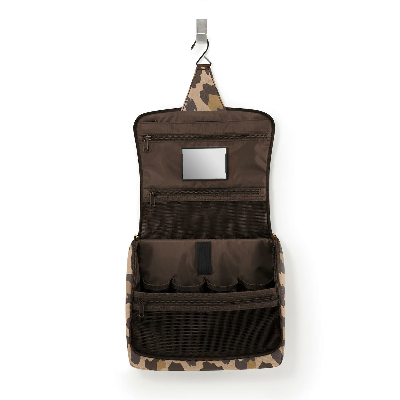 Reisenthel Kosmetiktasche XL – aufhängbar, wasserfest – 4 l – mehrfarbig, Leo Macchiato
