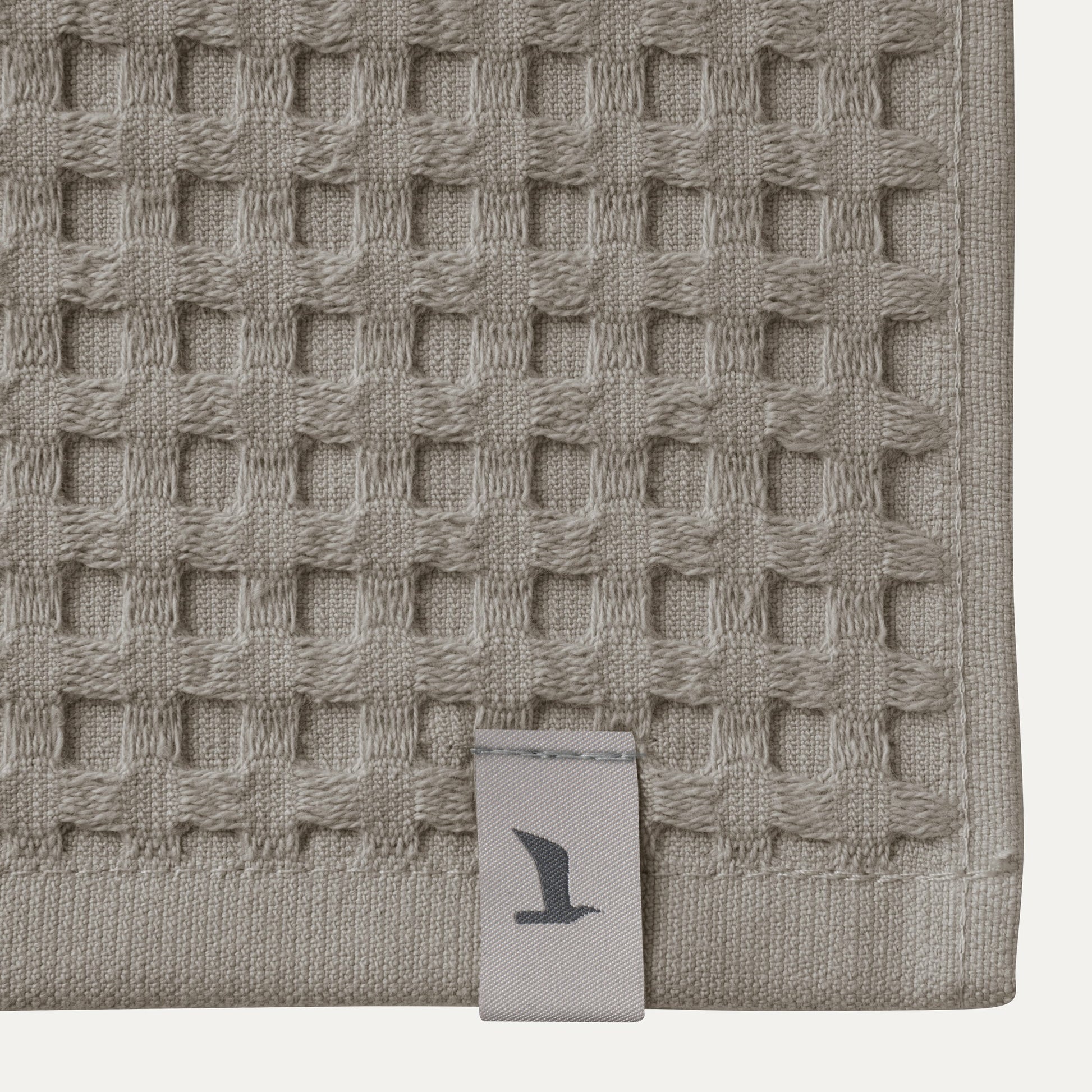 Möve Piqué Duschtuch – 70 × 140 cm, Grau, 100% Baumwolle, 350 g/m², OEKO-TEX