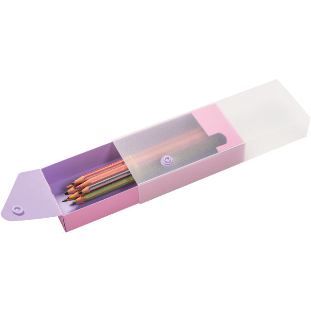 Kolma Doppia Etui, leer – pink/violett – Kunststoff – 19,7 × 6,4 × 3,0 cm