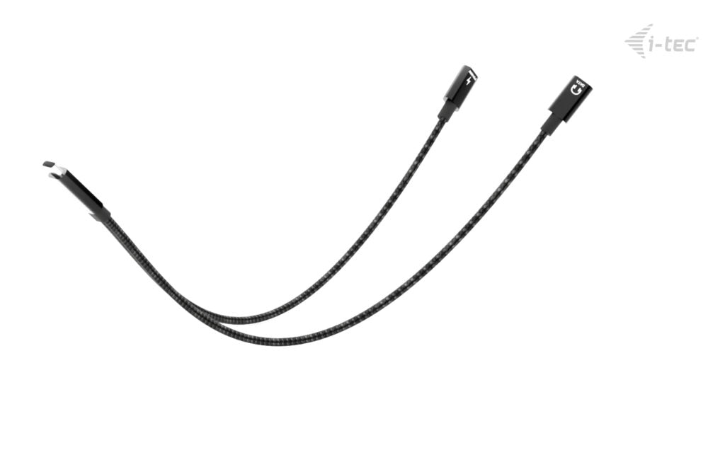 i-tec USB-C Multiport-Adapter – 2× USB-C (Audio/Mikrofon, USB 2.0), 100 W