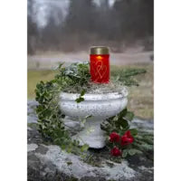 Star Trading Solar-Kerze Hearty – 12 cm – 0,3 W – Warmweiss – IP44 – Akku & Solar