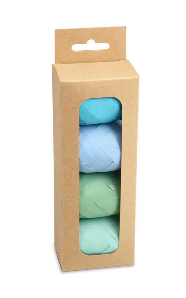 Pattberg Opakes Mattes Bänder-Set, Mehrfarbig – 4 × 10 m, 10 mm