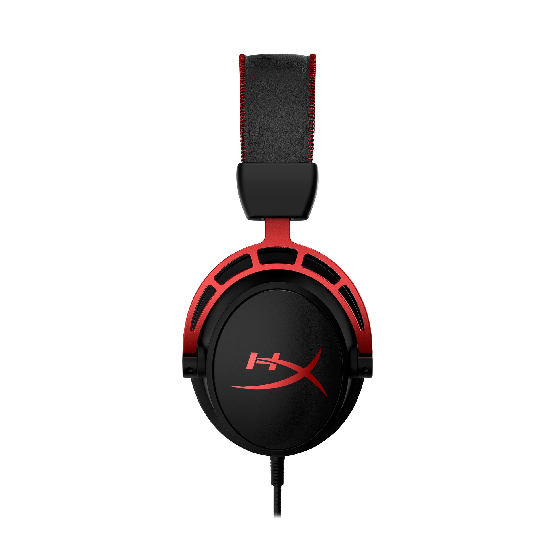 HyperX Cloud Alpha Gaming-Headset – Over-Ear, Stereo, Kabelgebunden, 3,5 mm Klinke, für PC, PS5 und andere, Schwarz/Rot