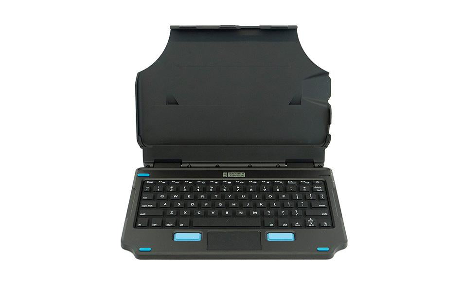 Gamber-Johnson Docking-Tastatur – Andocken (Pogo Pin) – Touchpad – QWERTZ (DE) – für Zebra ET40/45 10"