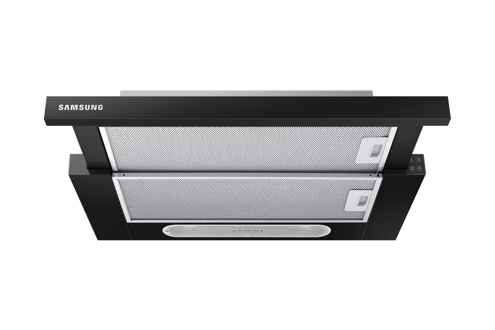 Samsung Dunstabzugshaube NK24M1030IB/UR – 60 cm, 392 m³/h, Energieeffizienzklasse C – schwarz/edelstahl