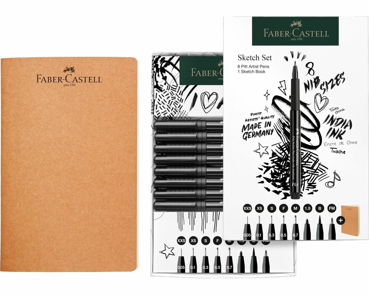 Faber-Castell Skizzenbuch – 140 g/m² – Naturweiss
