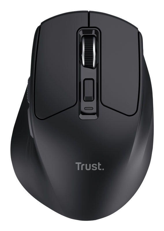 Trust Niven – Maus – Kabellos (Bluetooth/2,4 GHz), 3200 DPI, rechts, Schwarz