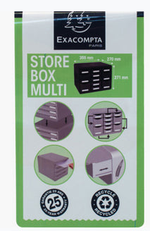 Exacompta Schubladenelement Big-Box Multi Bee Blue – 355 × 270 × 271 mm