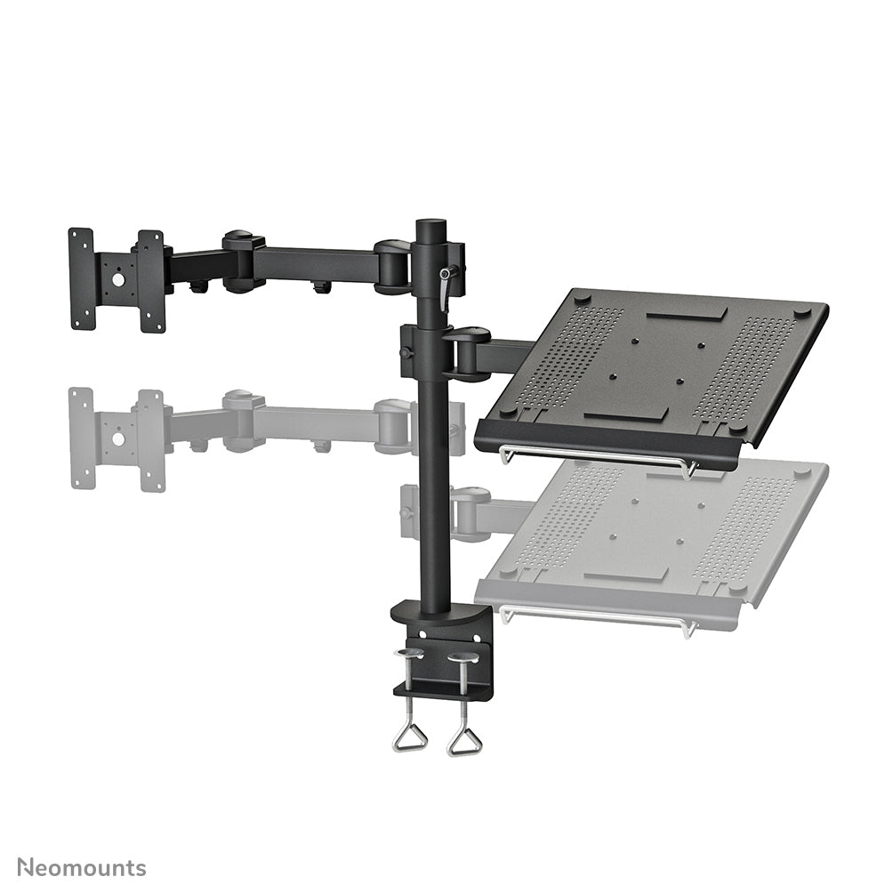 Neomounts 6 Monitorarm, 1, Tischklemme, bis 27", VESA 75 x 75/100 x 100 mm, 10 kg, höhenverstellbar