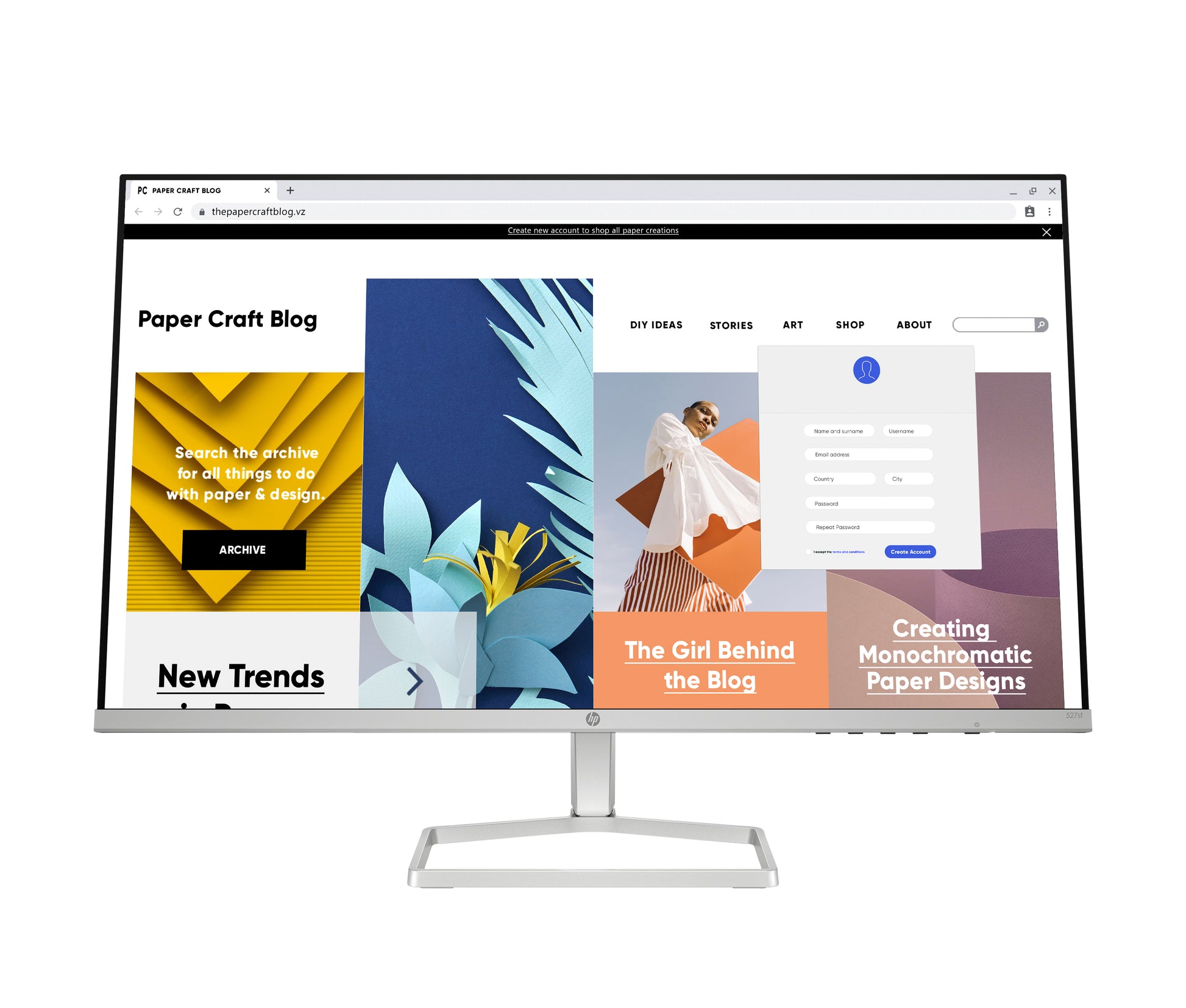HP 527sf (5 Serie) – Monitor, LED