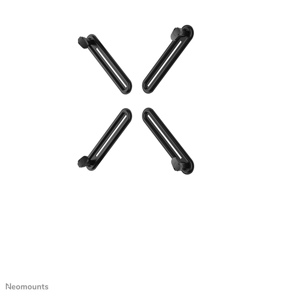 Neomounts VESA-Adapter – VESA 75 × 75/100 × 100 mm, bis 8 kg – für Monitore bis 27,0" – Schwarz