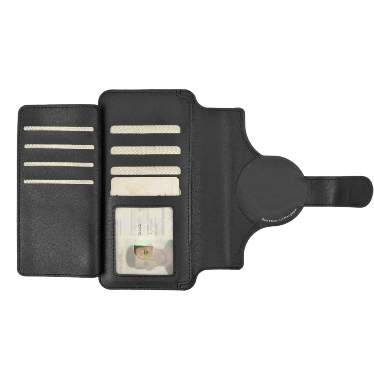 4smarts Magnethalterung – für iPhone 12 Pro Max, 13 Pro Max, 14 Pro Max und andere, 95 × 180 × 20 mm, schwarz