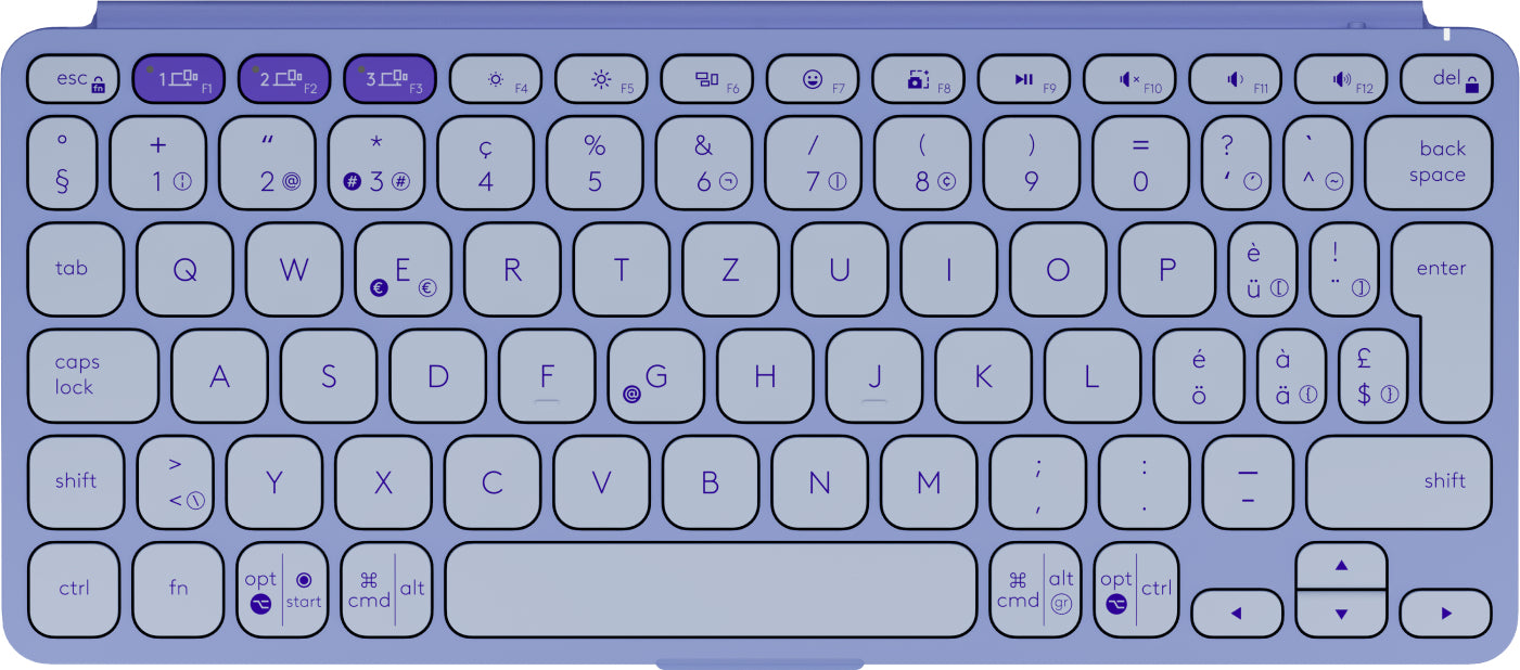 Logitech Keys-To-Go 2 Lila – Mini, Bluetooth 5.0