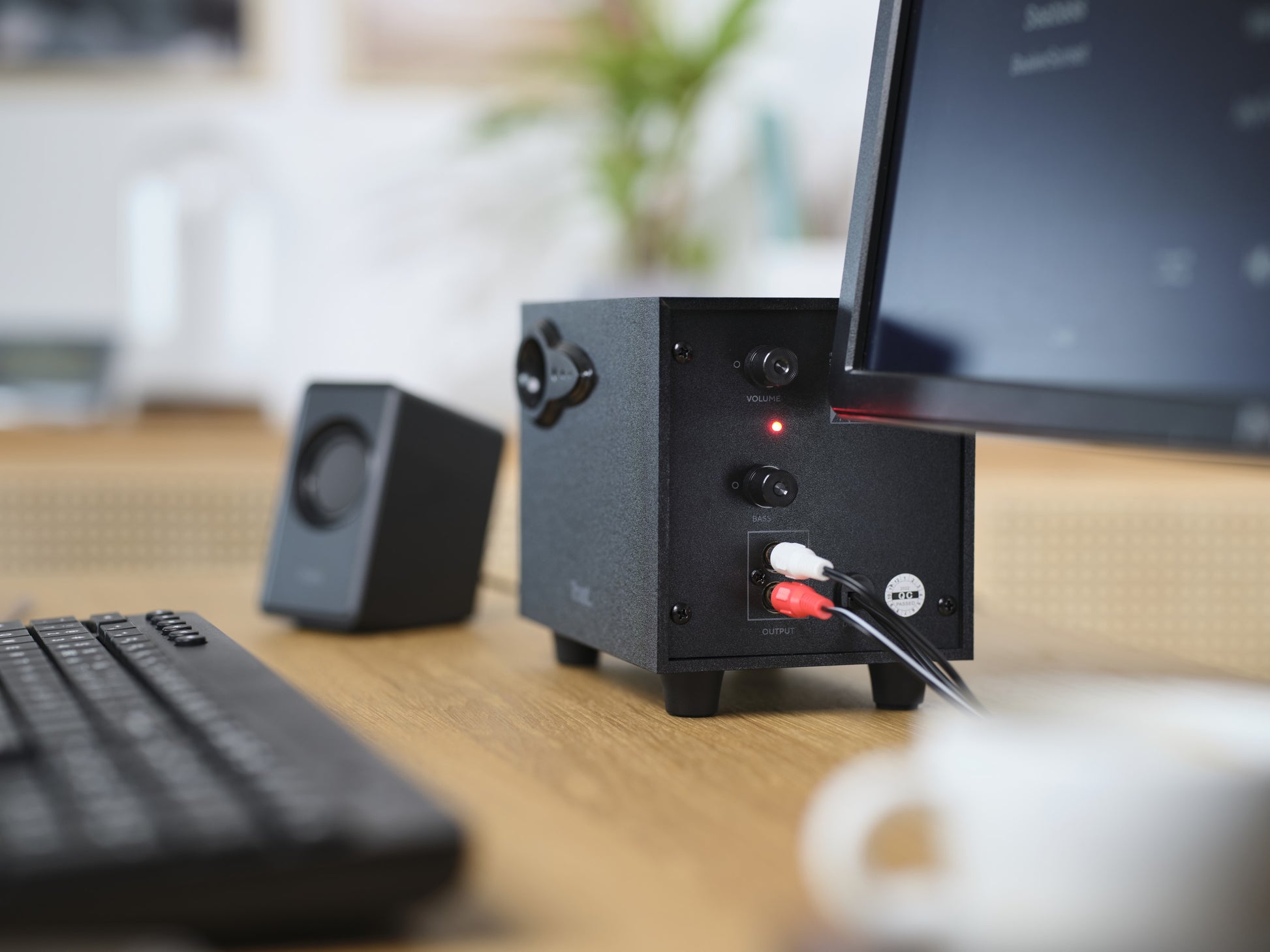 Trust Avora – PC-Lautsprecher-Set 2.1 – 9 W, mit aktivem Subwoofer, 3,5 mm Klinke, USB, Schwarz