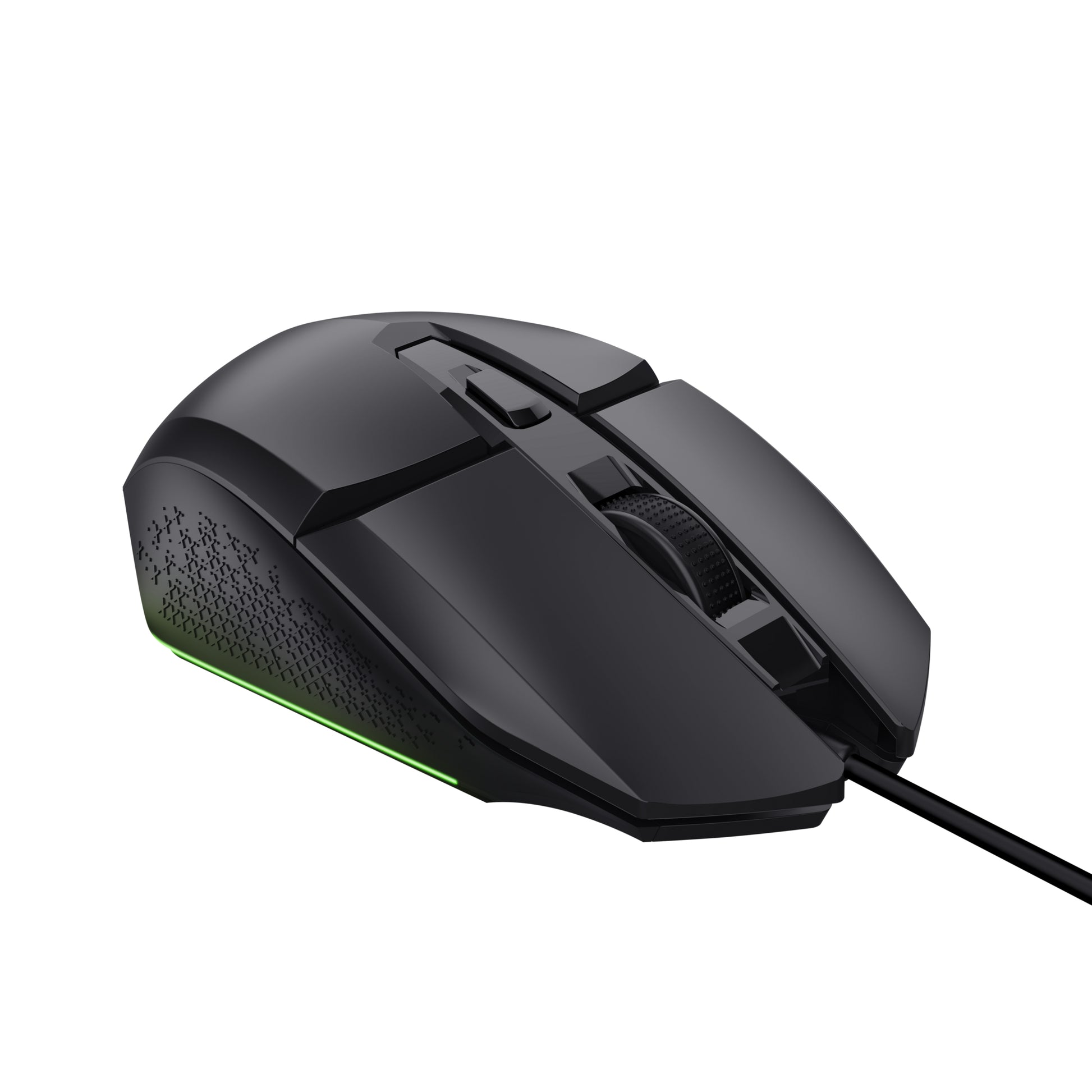 Trust GXT109 Felox Gaming-Maus – kabelgebunden, beidhändig, programmierbare Tasten, RGB-Beleuchtung, schwarz
