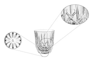 Nachtmann Noblesse Trinkglas – 4er Set, 235 ml, Ø 8,3 cm, Kristallglas, Transparent, spülmaschinenfest