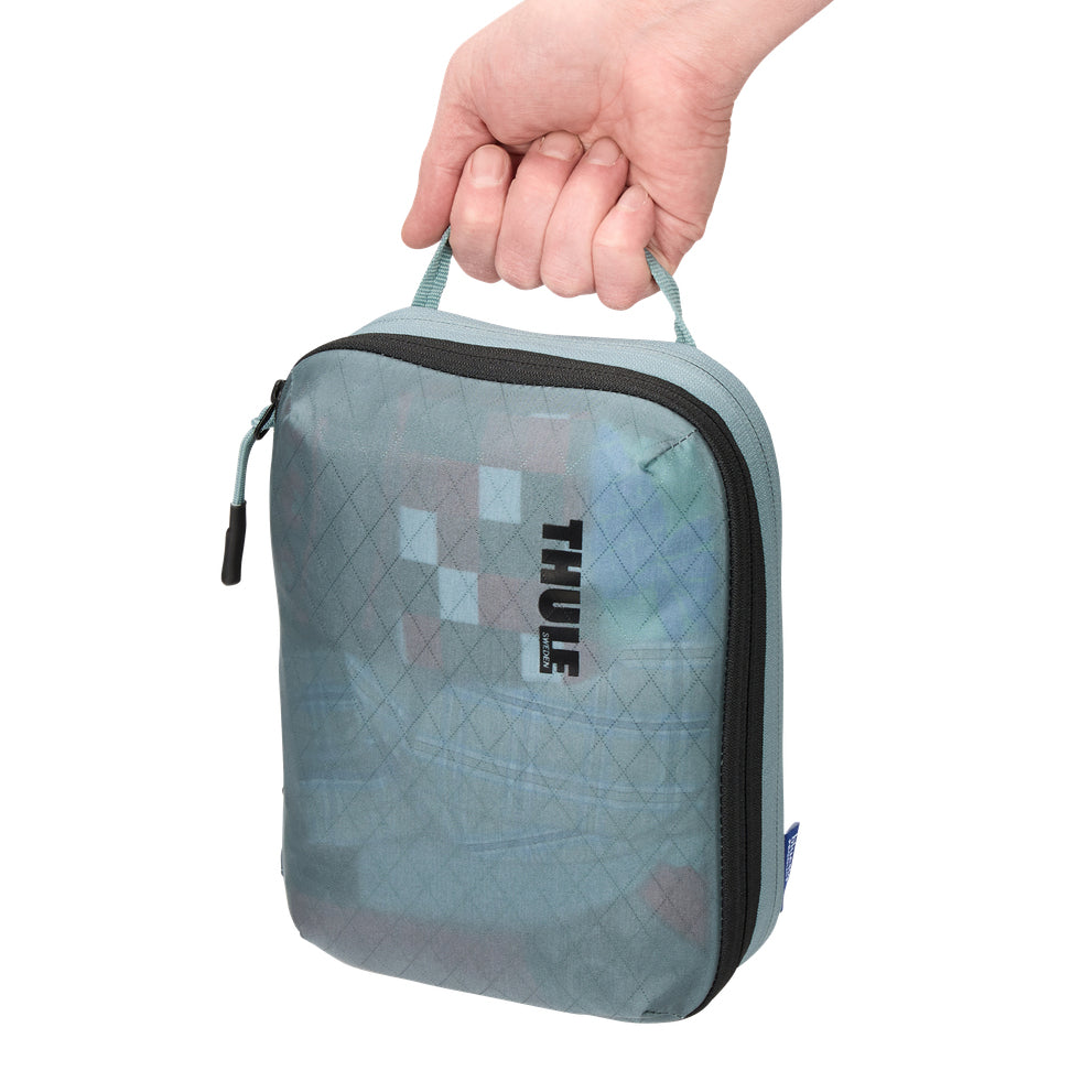 Thule Packungswürfel Compression Packing Cube Small – 3 l – grau – Nylon