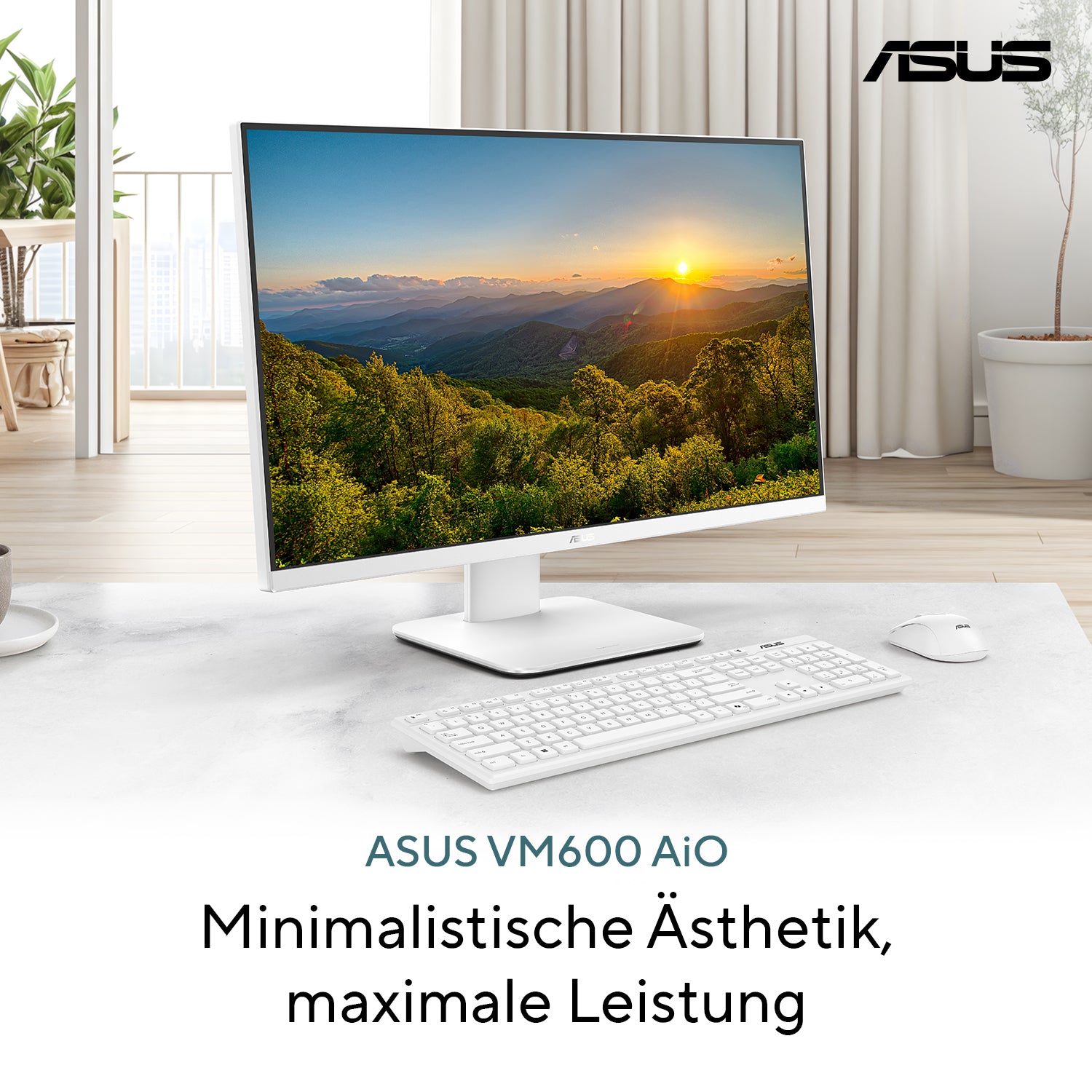 Asus V600 All-in-One – 27" Full HD, AMD Ryzen AI 7 350, 16 GB RAM, 1 TB SSD, Windows 11 Home