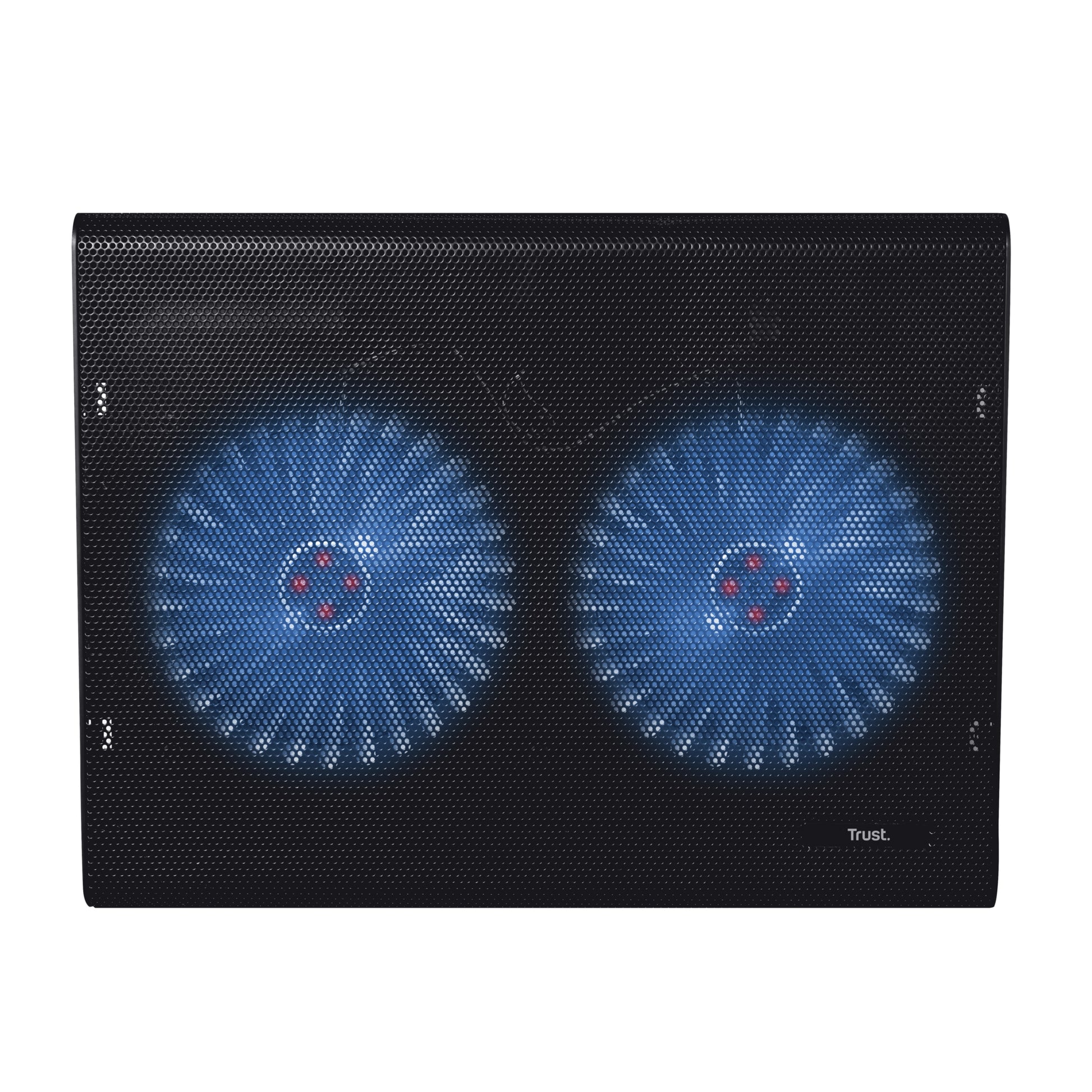 Trust Laptop-Ständer – bis 17,3", mit 2 Lüftern, USB – Schwarz