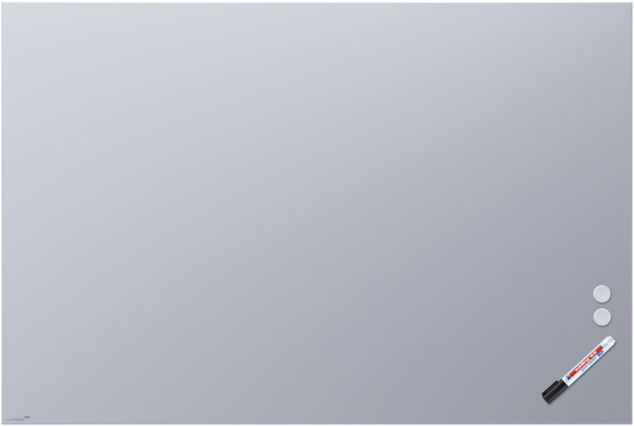 Legamaster Whiteboard – 150 × 100 cm, Glas (matt), magnetisch, Wandmontage, inkl. 2 Magnete