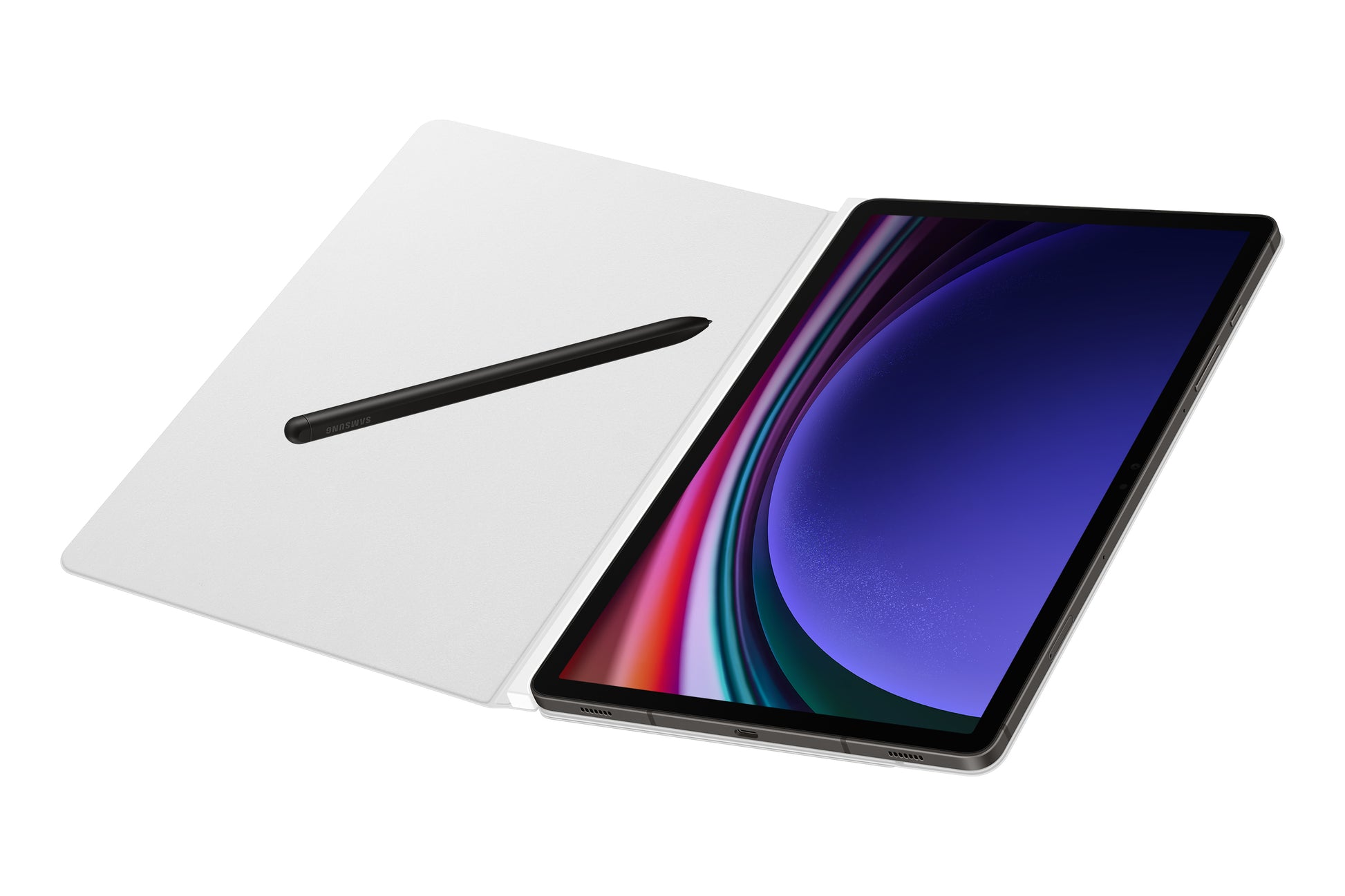 Samsung Smart Book Cover Tab S9 FE Notebook-Schutzhülle – für Galaxy Tab S9, 11", weiss
