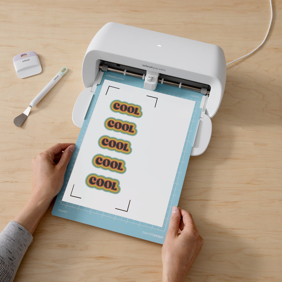 Cricut Bedruckbare Vinylfolie – für Cricut JOY Xtra Schneideplotter, Tintenstrahldrucker, A4, 12 Blätter