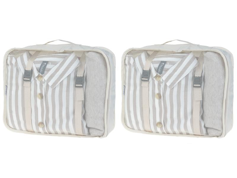 KOOR Packhilfen-Set Reesa Large – Reissverschluss – 10 l – Beige, Polyester – 2 Stk.