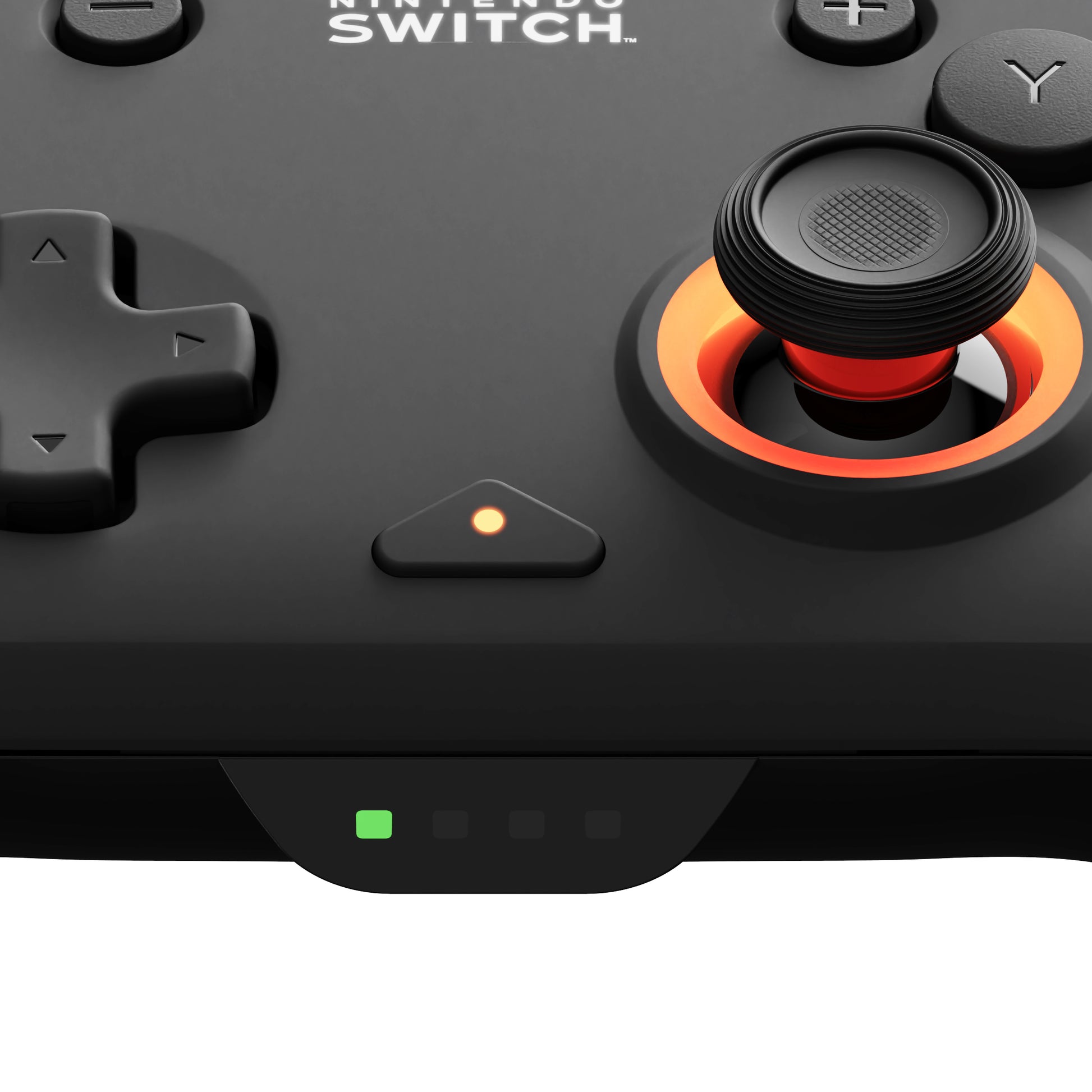 PDP Afterglow Wave – Gamepad – USB + RF 2,4 GHz, RGB, für Nintendo Switch, Schwarz