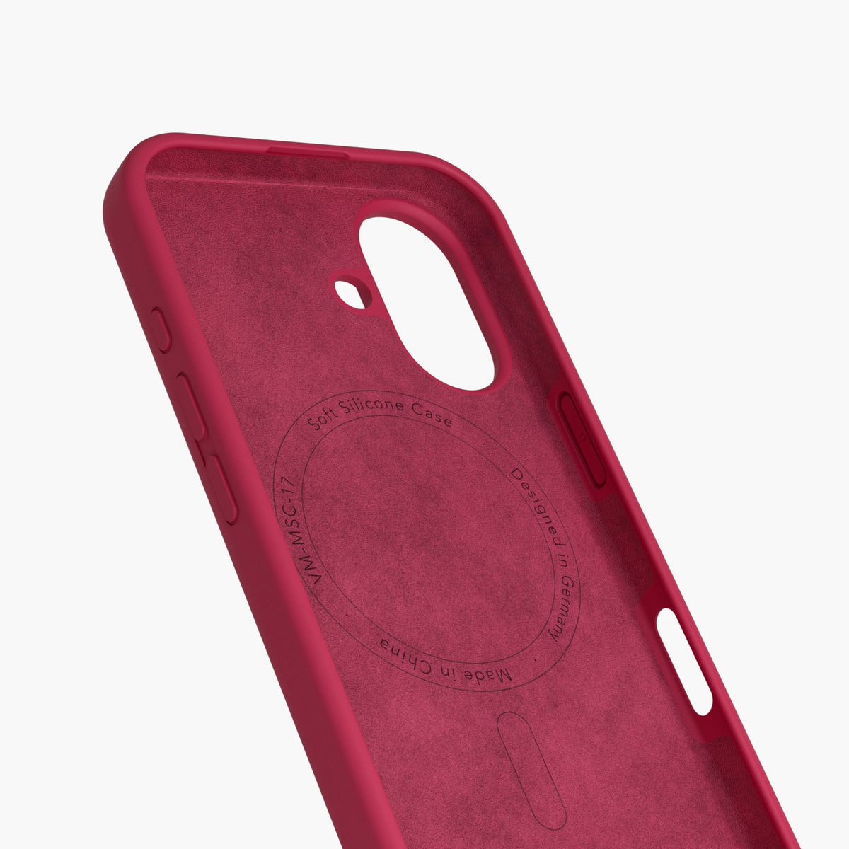 Vonmählen Backcover – für Apple iPhone 17 – rot – Silikon – MagSafe-kompatibel
