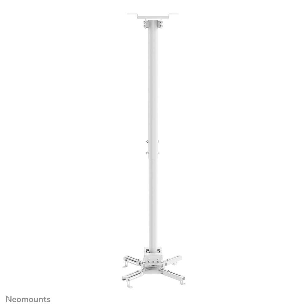 Neomounts CL25-550WH1 – Beamer-Deckenhalterung, H 74,5–114,5 cm, 35 kg, schwenk-/neigbar, 360°, weiss
