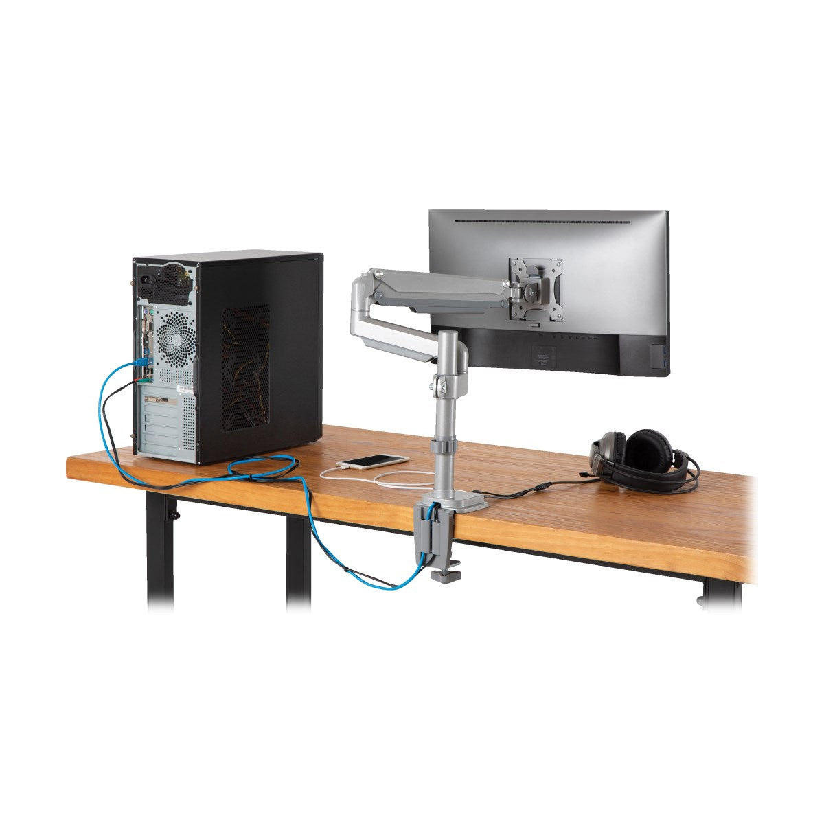 Tripp Lite DDR1732SAL – Monitorarm Tischhalterung – Klemme/Durchführung – 1 Monitor – 17–32" – VESA 75×75/100×
