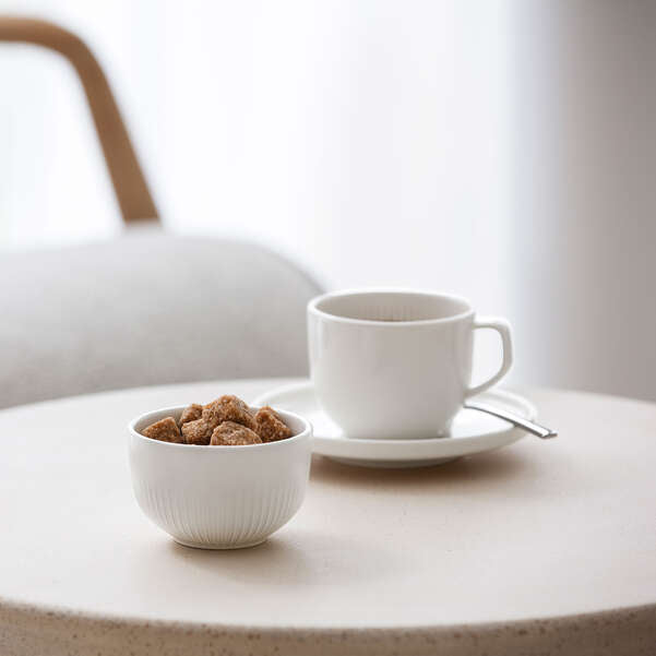 Villeroy & Boch Afina Untertasse – Porzellan, weiss, spülmaschinenbeständig, mikrowellengeeignet