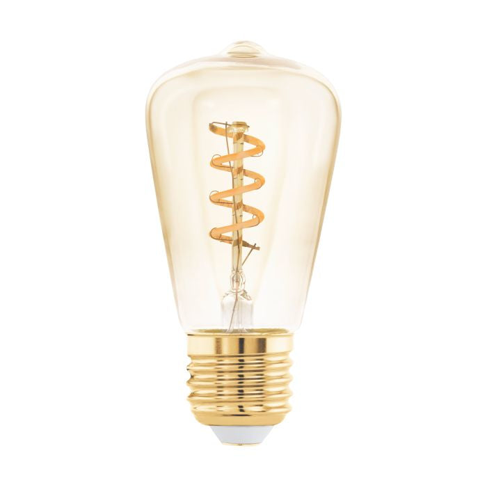 EGLO Leuchtmittel E27 ST48 – Warmweiss 2000 K, 145 lm, 4 W, dimmbar – IP20 – 1 Stk. – Glas